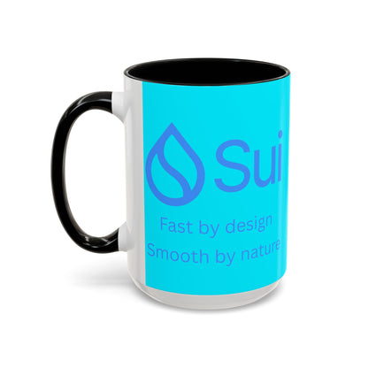 SUI Light Blue Accent Mug by cypherpunkgear.com