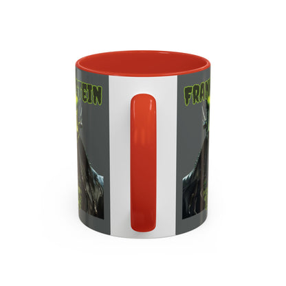 Frankenstein Lives Accent Mug by cypherpunkgear