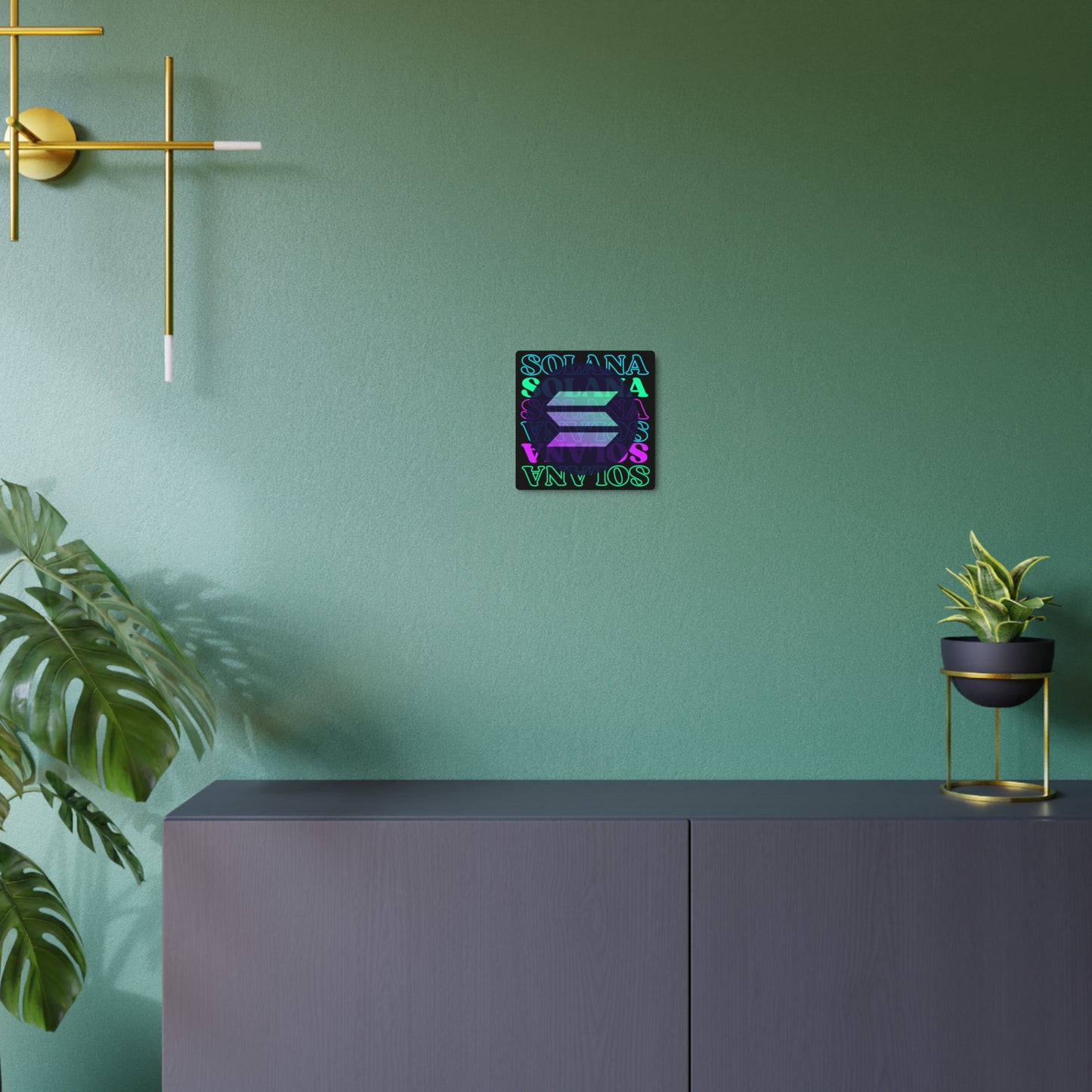 ¡Solana! ¡Solana! Solana por cypherpunkgear! Muestra del arte del metal