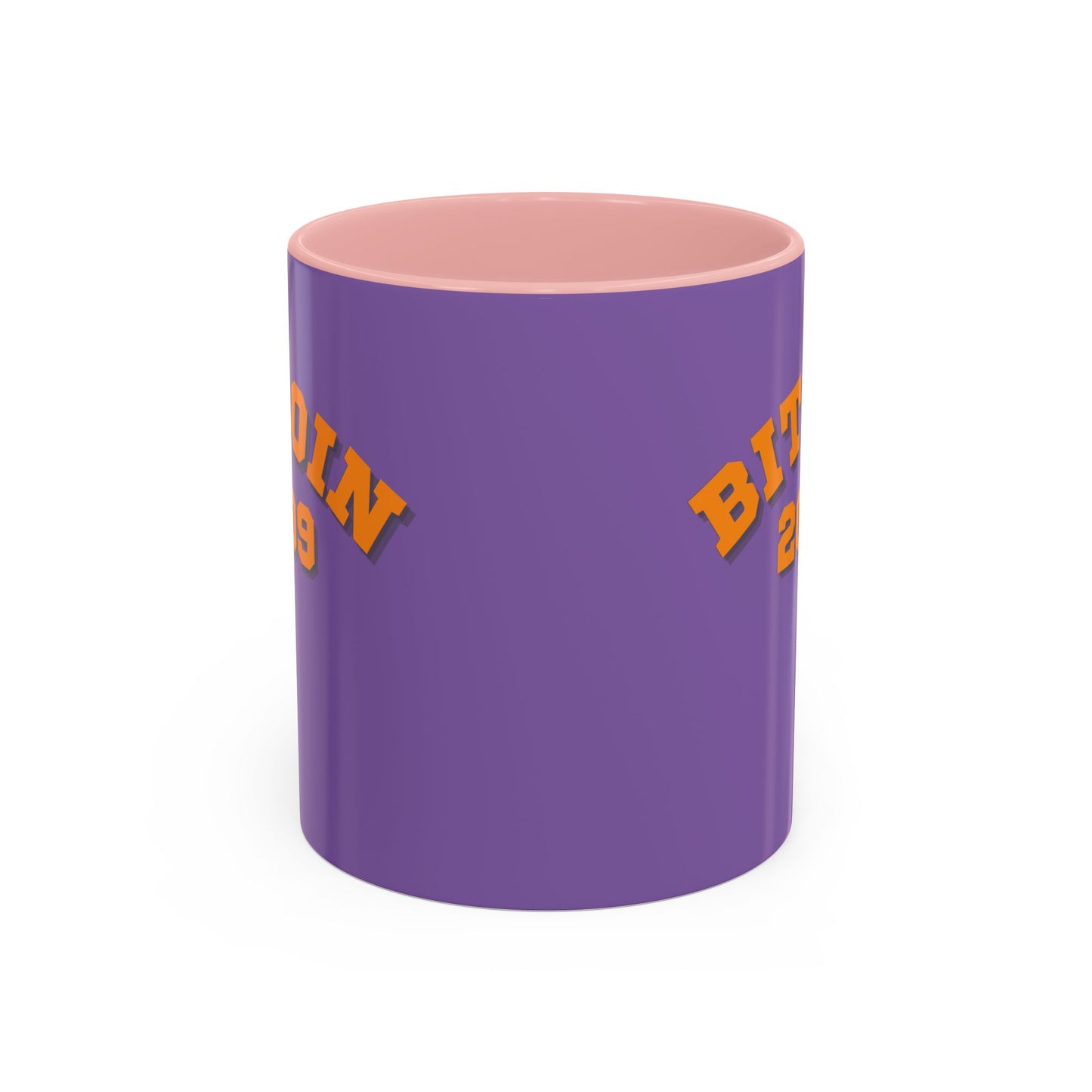 Bitcoin 2009 Light Purple Accent Mug by cypherpunkgear.com