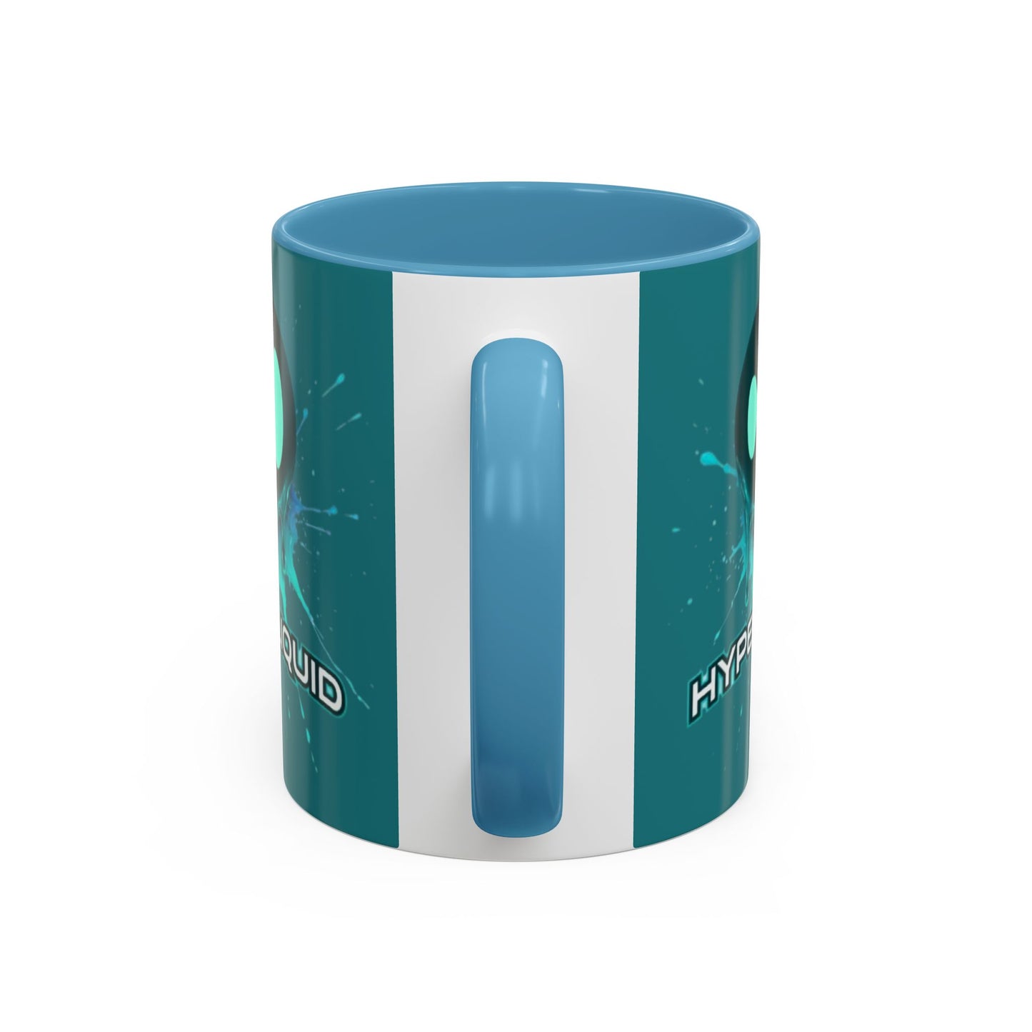 HYPE Drip Hyperliquid Accent Mug by cypherpunkgear.com