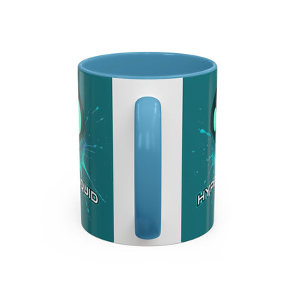 HYPE Drip Hyperliquid Accent Mug by cypherpunkgear.com