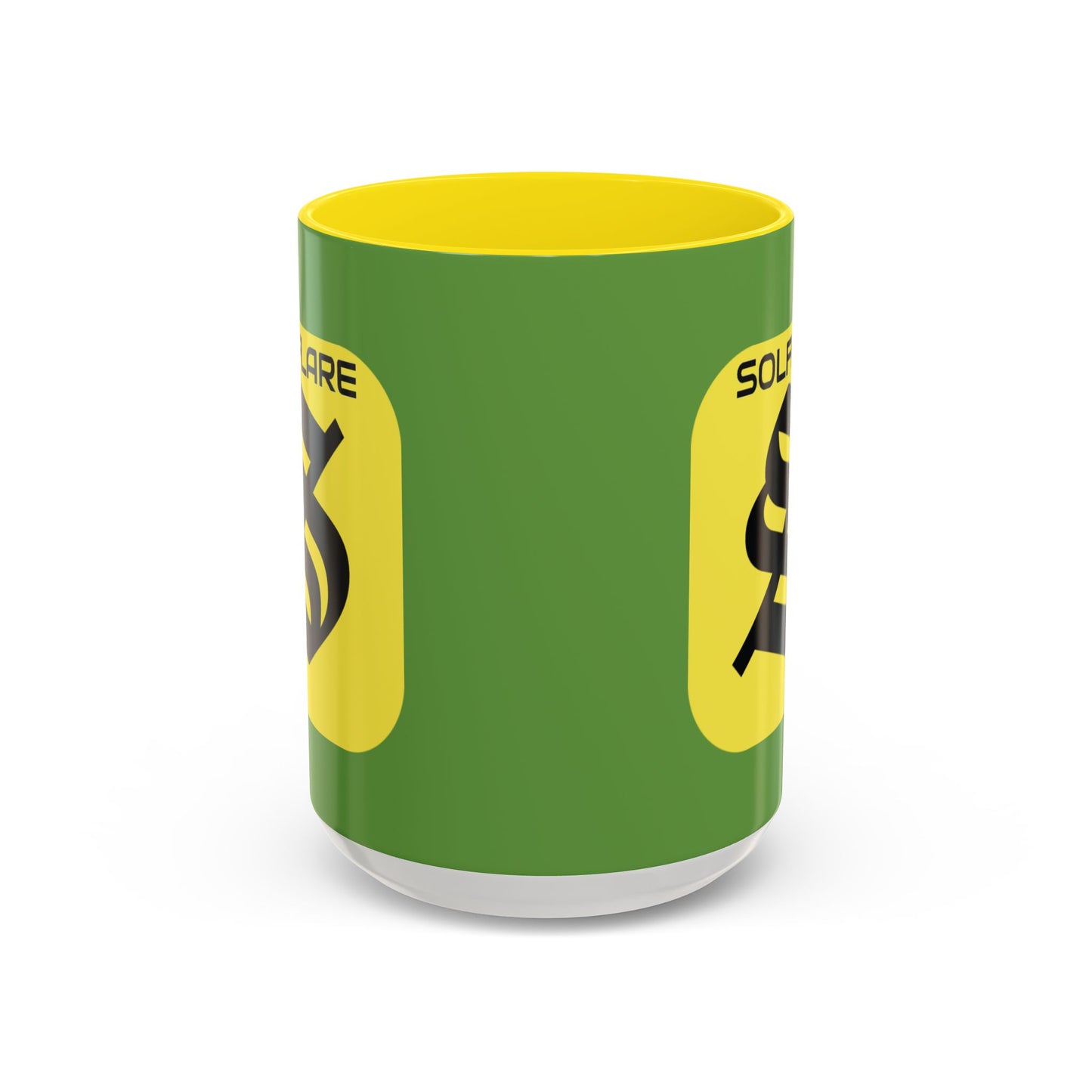 SolflareLogo Green Accent Mug by cypherpunkgear.com