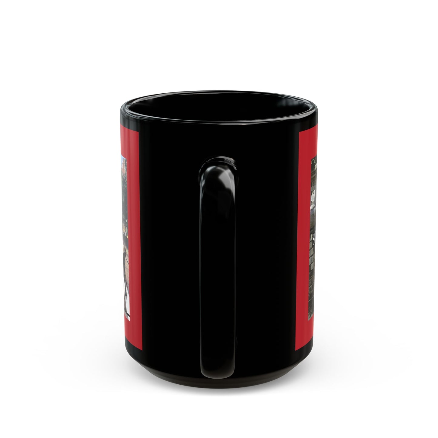 2-sided, Scabby Road Red Mug by CreepyCrafts.boo