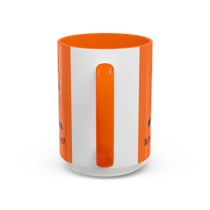 Is it Samhain yet? Orange Accent Mug by CreepyCrafts.boo