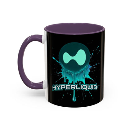 HYPE Drip Black Accent Mug by cypherpunkgear.com