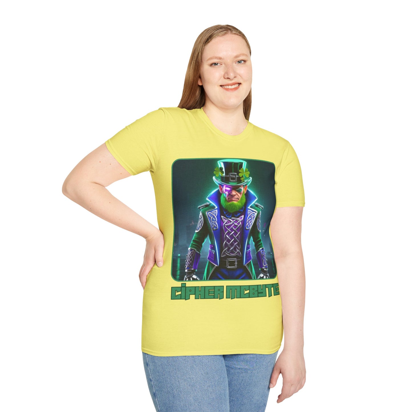 Cipher McByte Light colors Unisex T-Shirt by cypherpunkgear.com