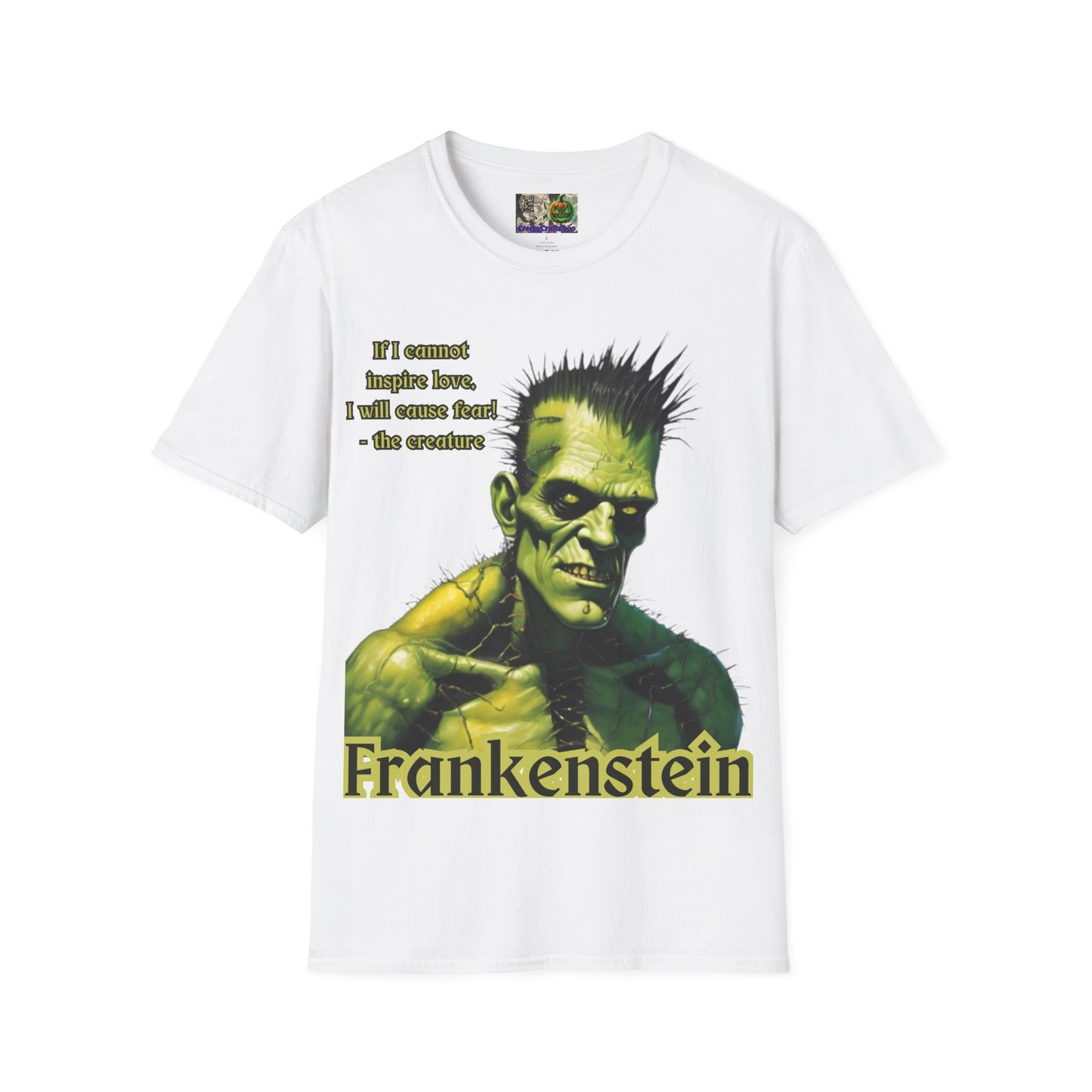 Frankenstein's Creature Light colors Unisex T-Shirt by CreepyCrafts.boo