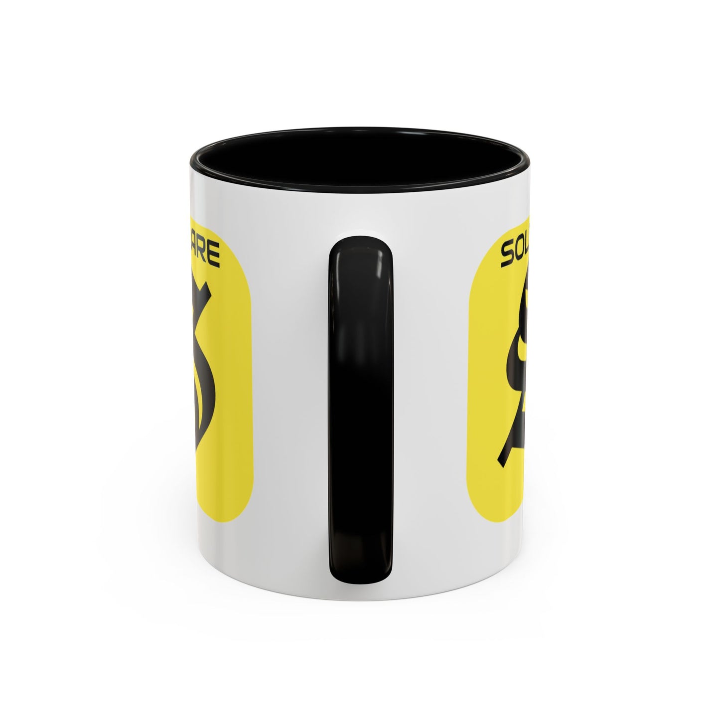 SolflareLogo White Accent Mug by cypherpunkgear.com