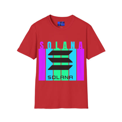 Solana (SOL) Freedom LTcolors Unisex T-Shirt by cypherpunkgear