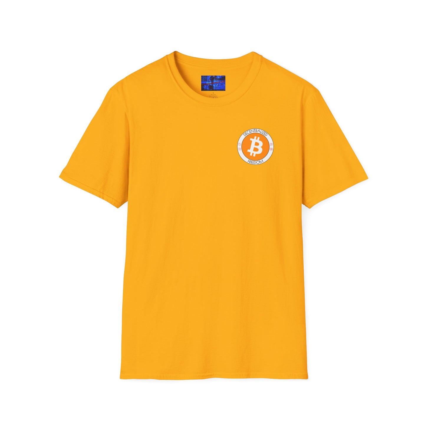Bitcoin de 2 caras: ¡Libertad descentralizada de cypherpunkgear! Camiseta unisex de estilo suave