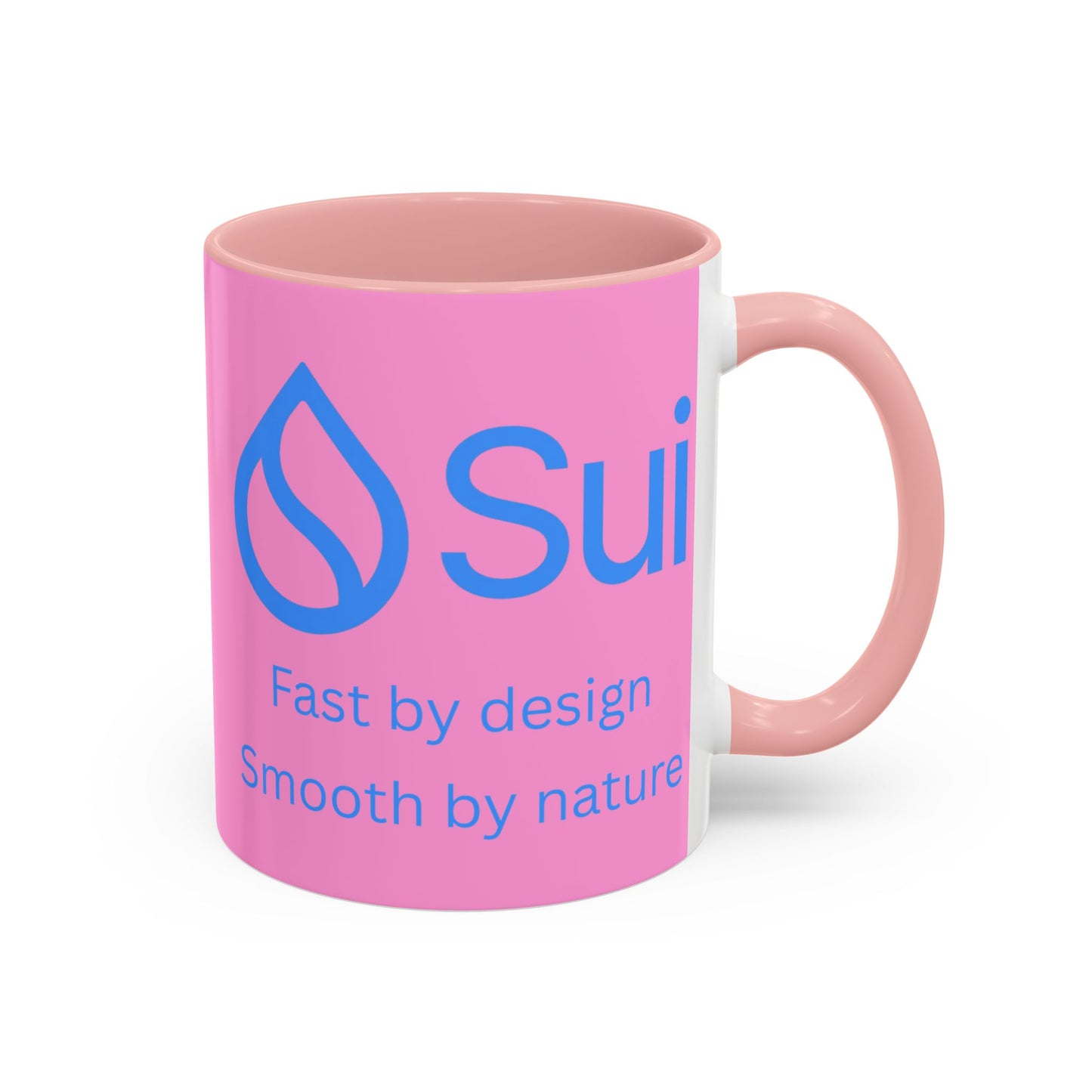 SUI Pink Accent Mug by cypherpunkgear.com