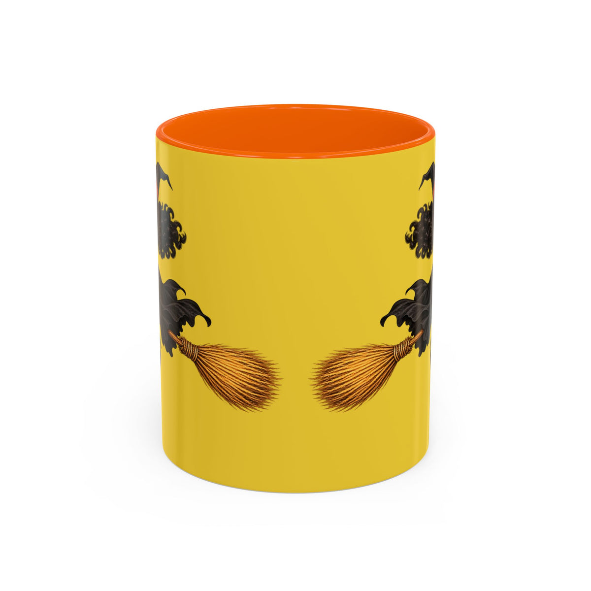 Velvet Vex Yellow Accent Mug by CreepyCrafts.boo