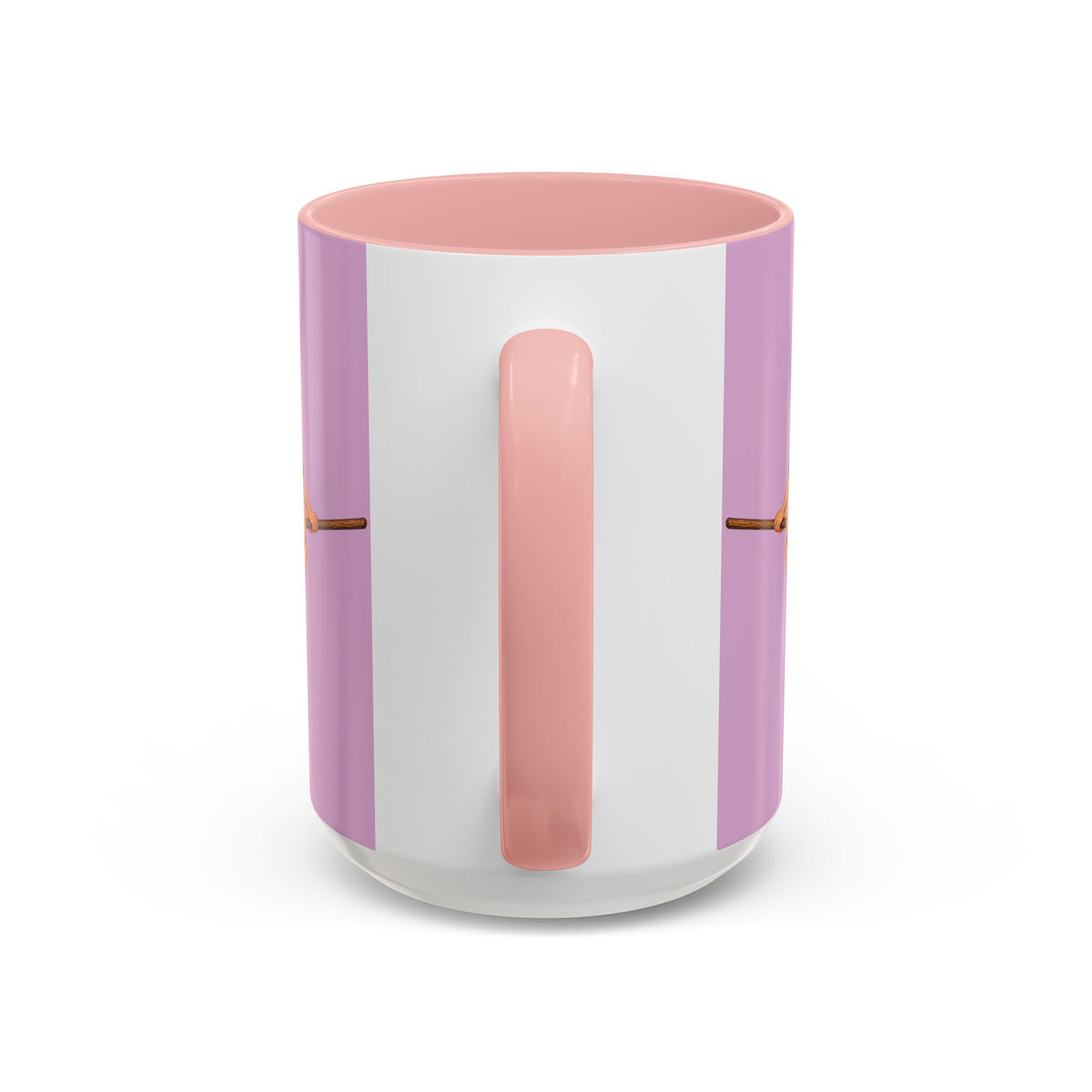 Hazel Hex Pink Accent Mug by CreepyCrafts.boo