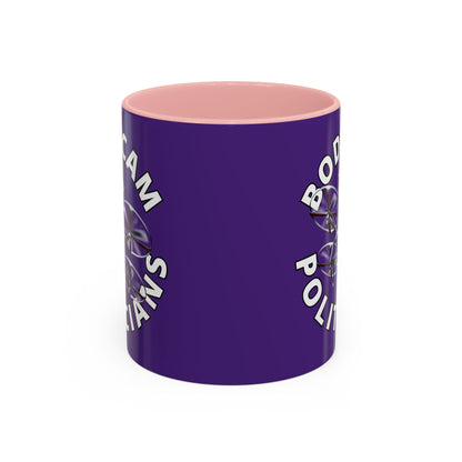Bodycam the Politicians Drone Purple Accent Mug by cypherpunkgear.com
