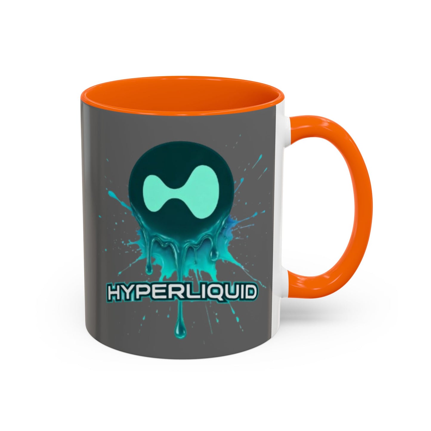 HYPE Drip Grey Accent Mug by cypherpunkgear.com