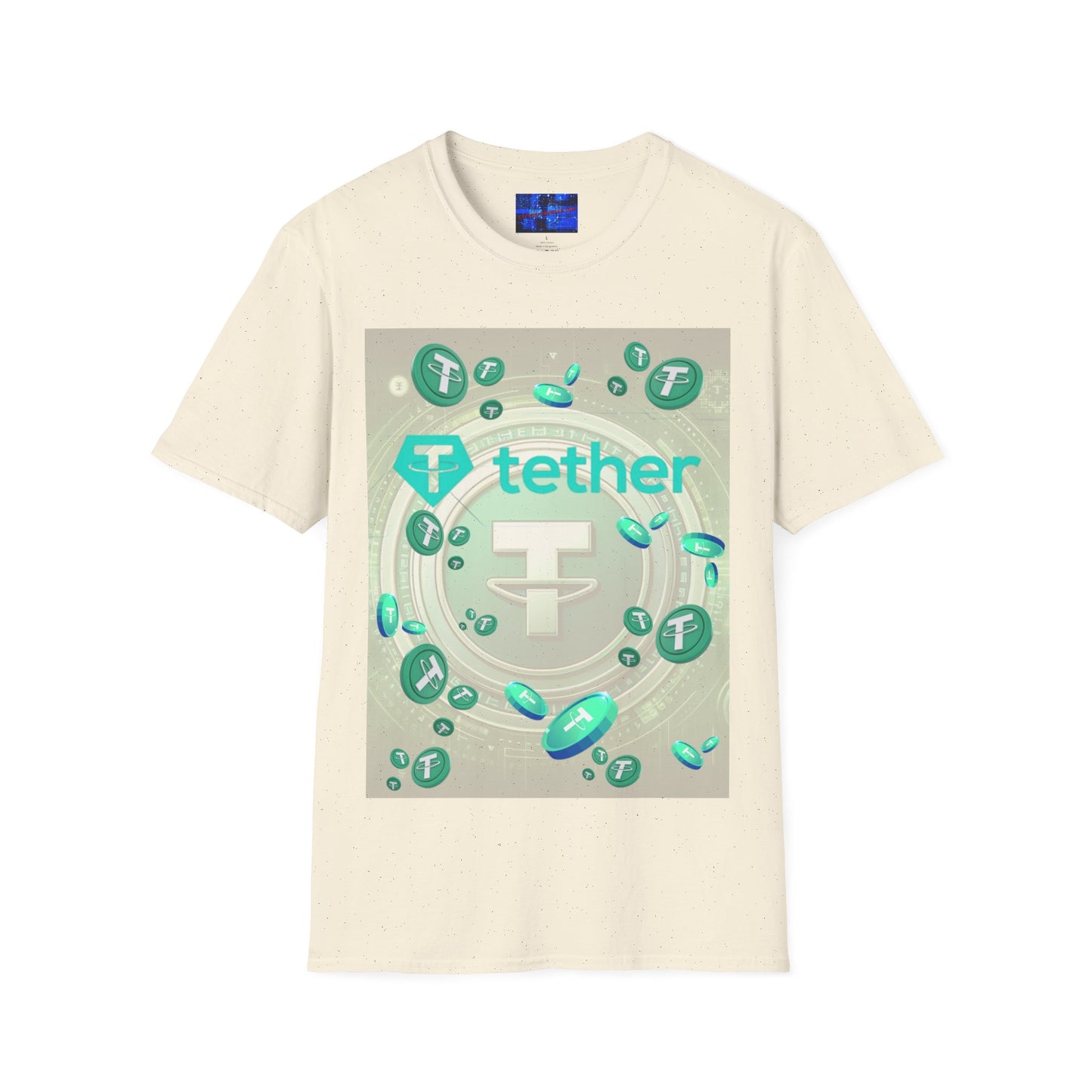 Tether Light colors Unisex T-Shirt by cypherpunkgear.com