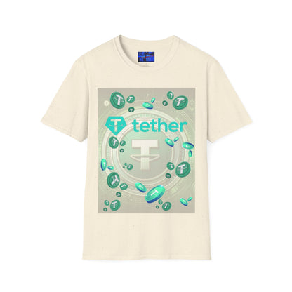 Tether Light colors Unisex T-Shirt by cypherpunkgear.com