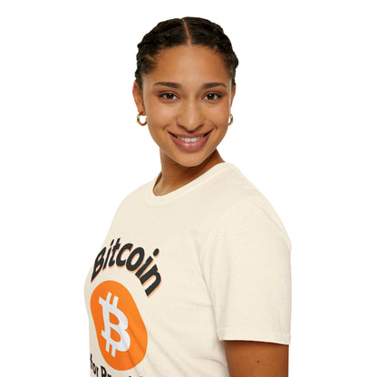 Bitcoin (BTC) for President LTcolors Unisex T-Shirt by cypherpunkgear