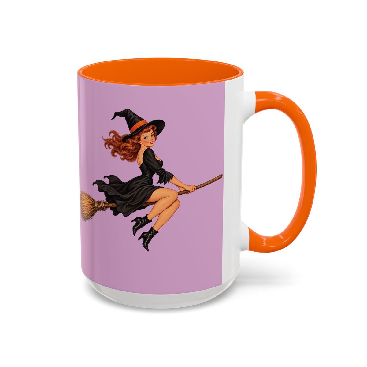 Hazel Hex Pink Accent Mug by CreepyCrafts.boo