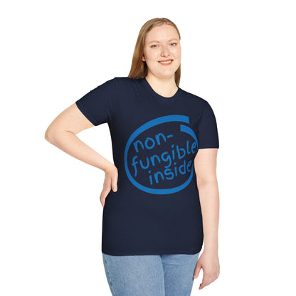 Non-Fungible Inside Dark colors Unisex T-Shirt by cypherpunkgear.com