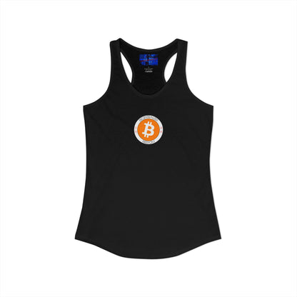 Bitcoin de 2 caras: ¡equipo cypherpunk de libertad! Camiseta sin mangas ideal con espalda cruzada para mujer