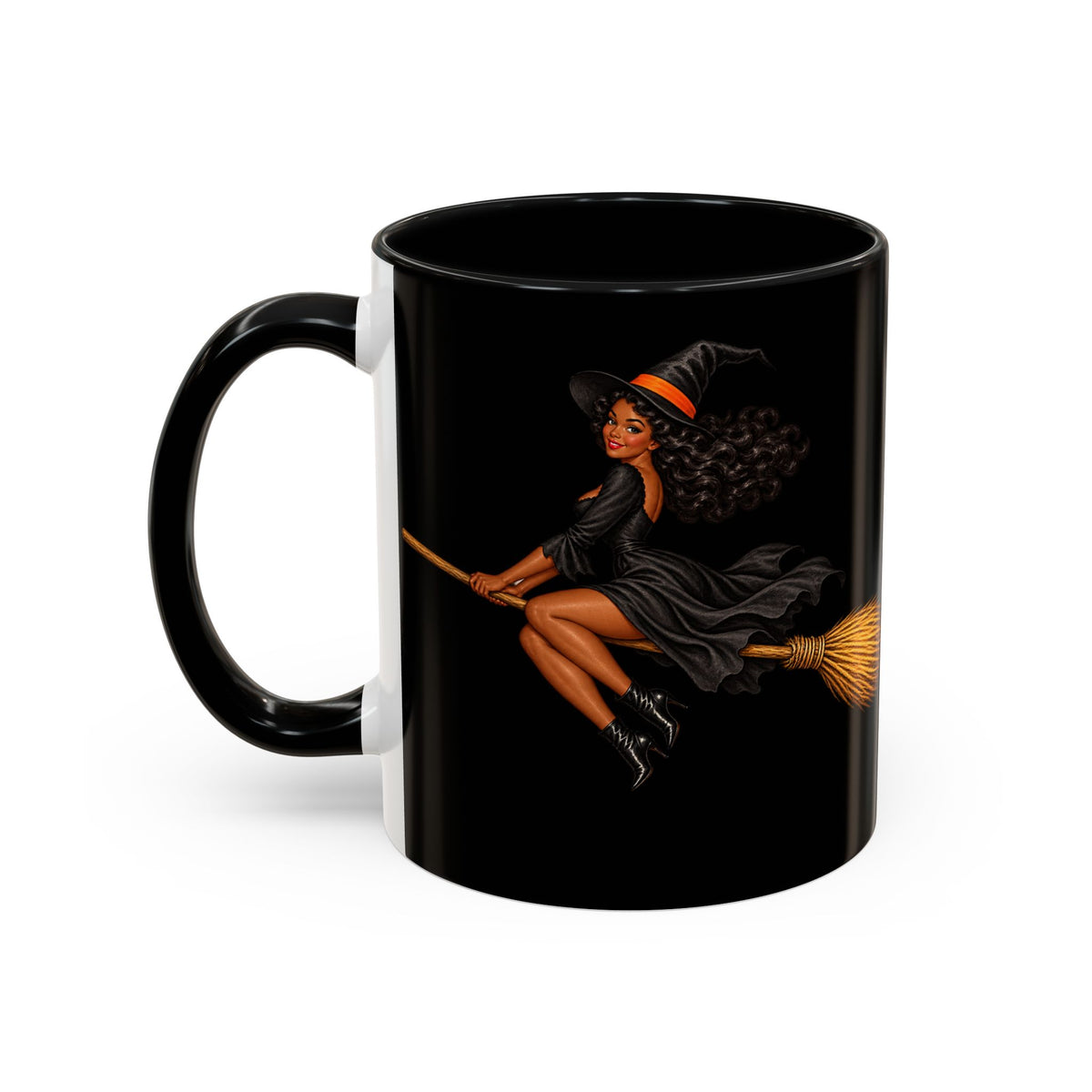 Velvet Vex Black Accent Mug by CreepyCrafts.boo