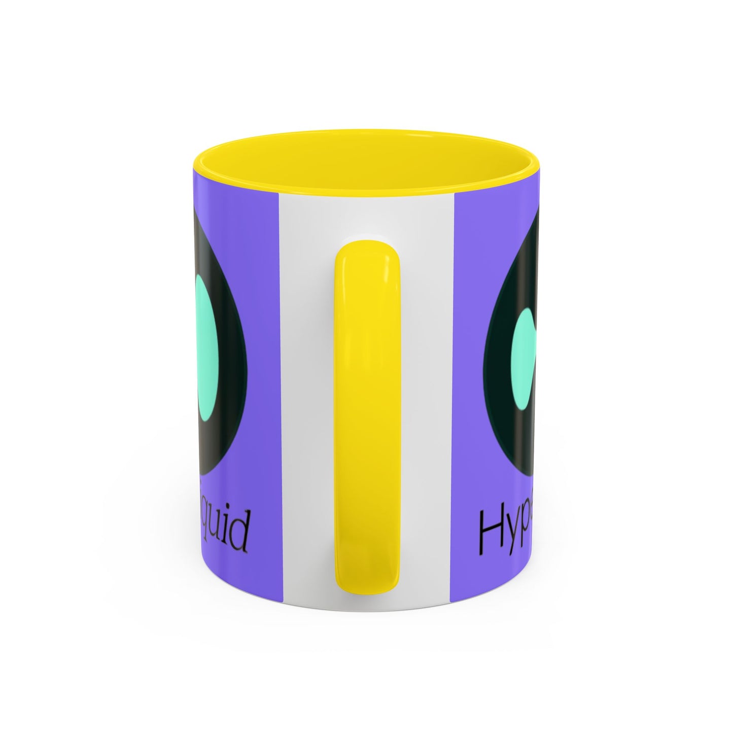 Hyperliquid Black font Light Purple Accent Mug by cypherpunkgear.com