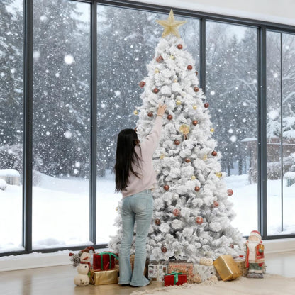 9 Ft Artificial Christmas Tree with 750 Clear Lights