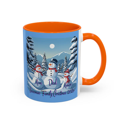 Snowman Family of 3 Accent Mug by cypherpunkgear.com