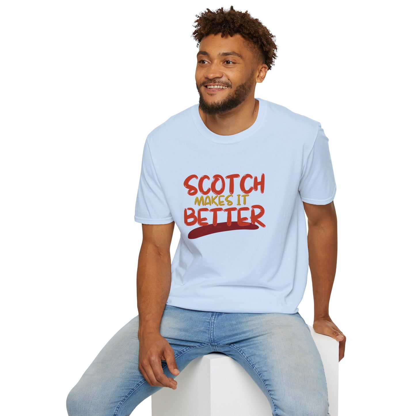 ¡Scotch lo mejora con cypherpunkgear! Camiseta unisex de estilo suave