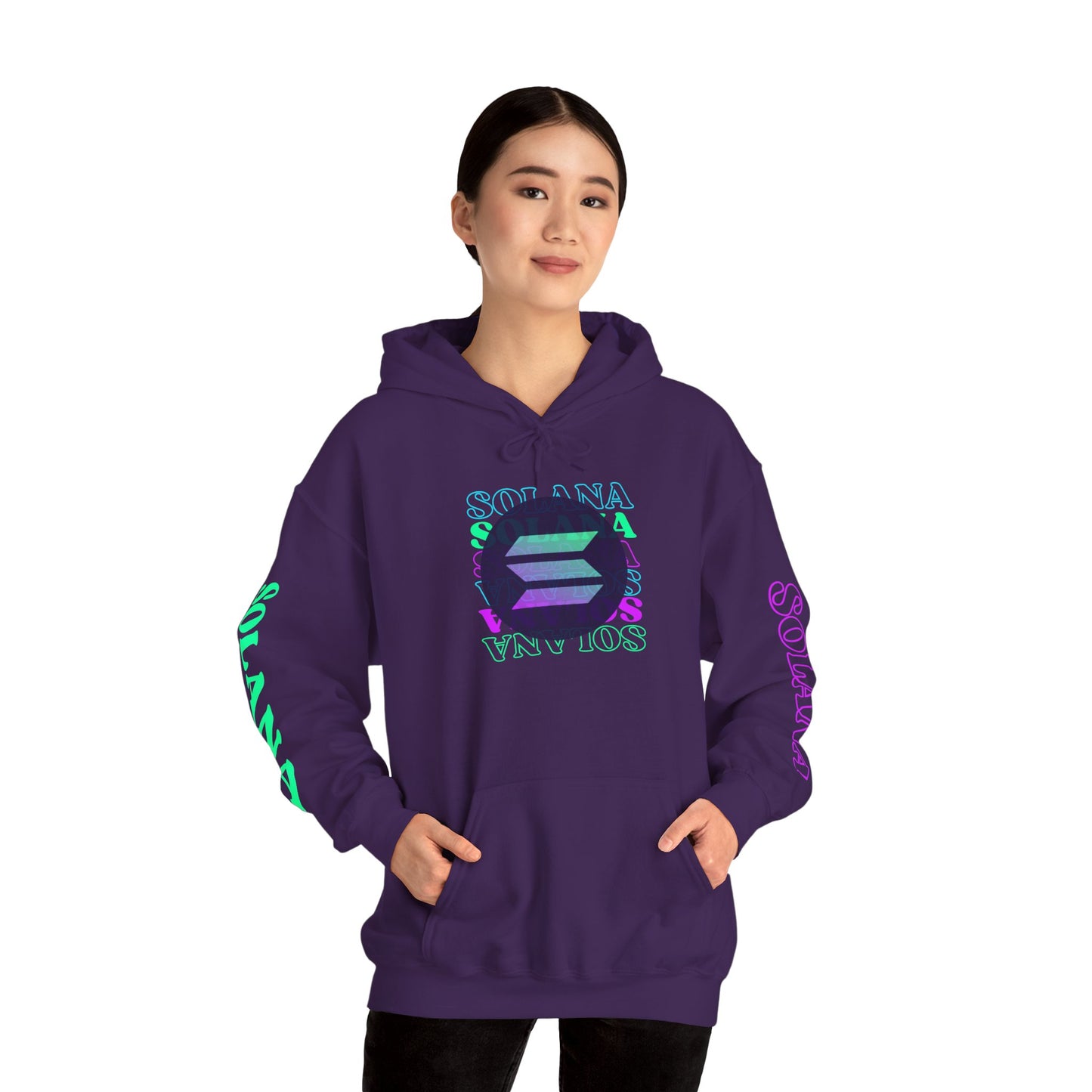¡Libertad Solana por cypherpunkgear! Sudadera con capucha unisex Heavy Blend™