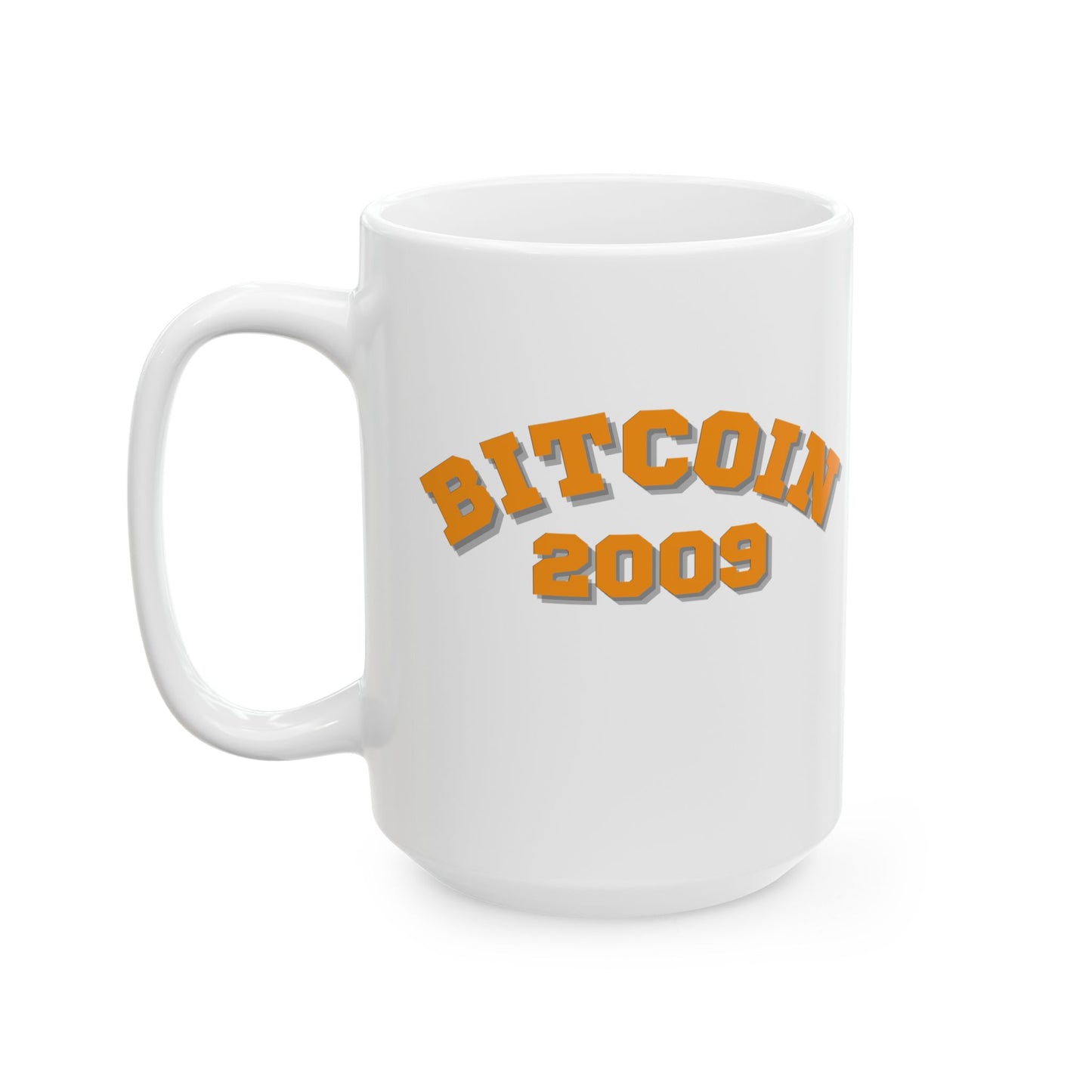 Bitcoin 2009 White Mug by cypherpunkgear.com