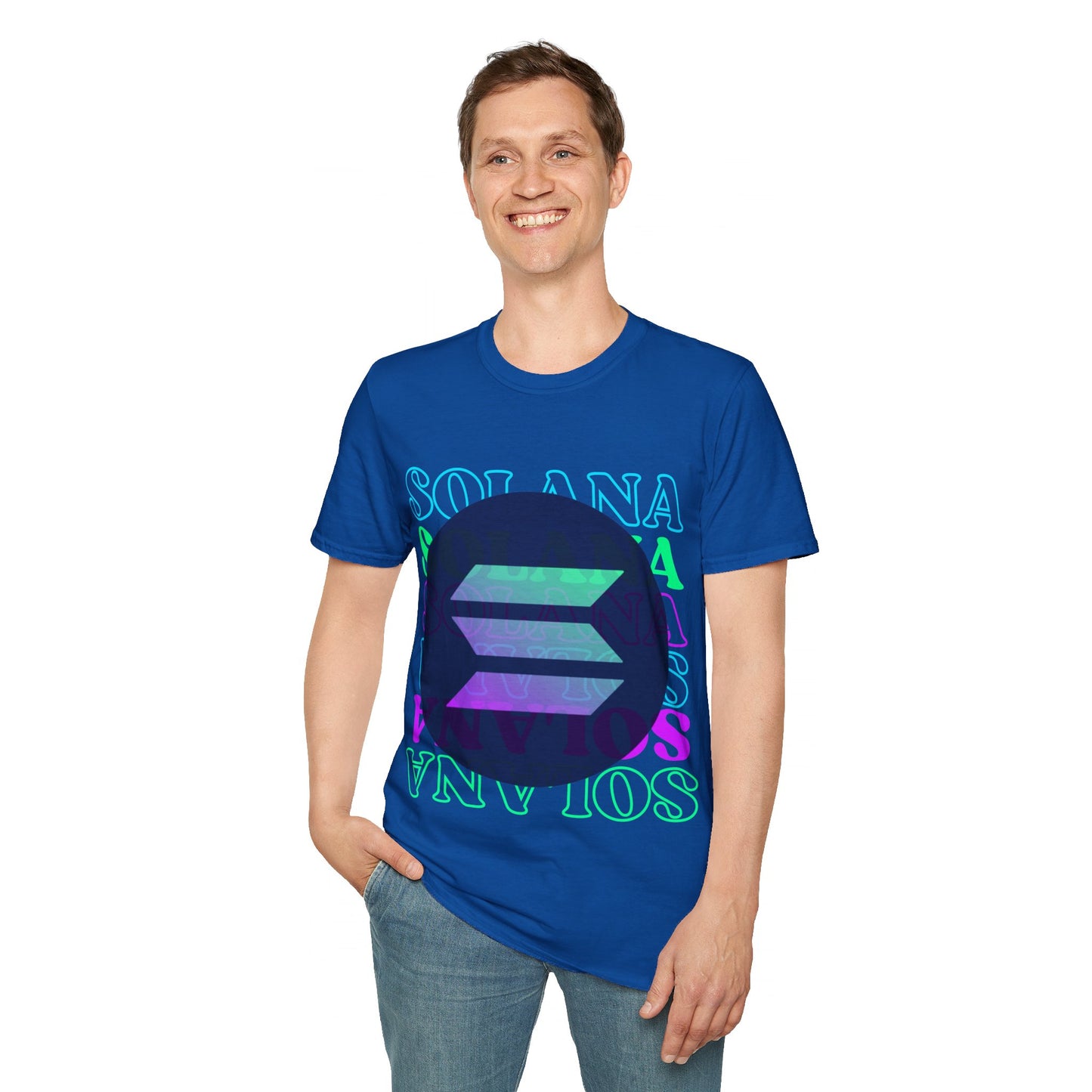 Solana Solana Solana (SOL) DKcolors Unisex T-Shirt by cypherpunkgear