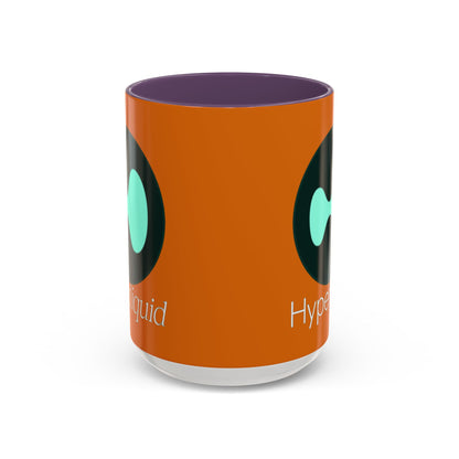 Hyperliquid White font Orange Accent Mug by cypherpunkgear.com