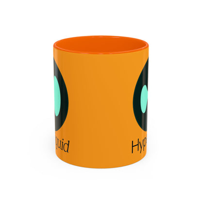 Hyperliquid Black font Orange Accent Mug by cypherpunkgear.com