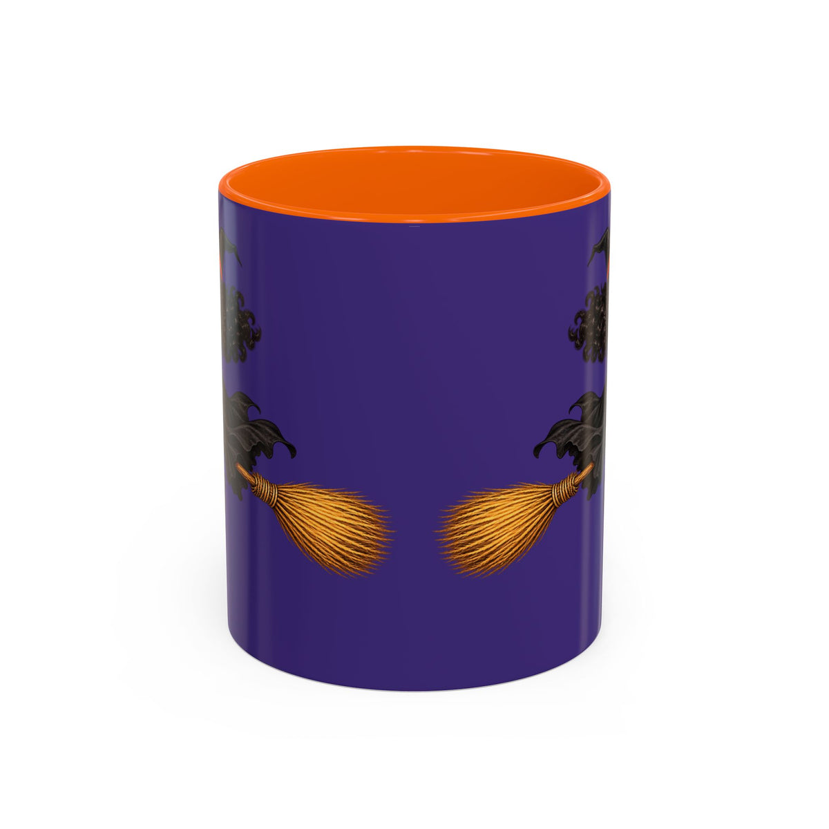 Velvet Vex Purple Accent Mug by CreepyCrafts.boo