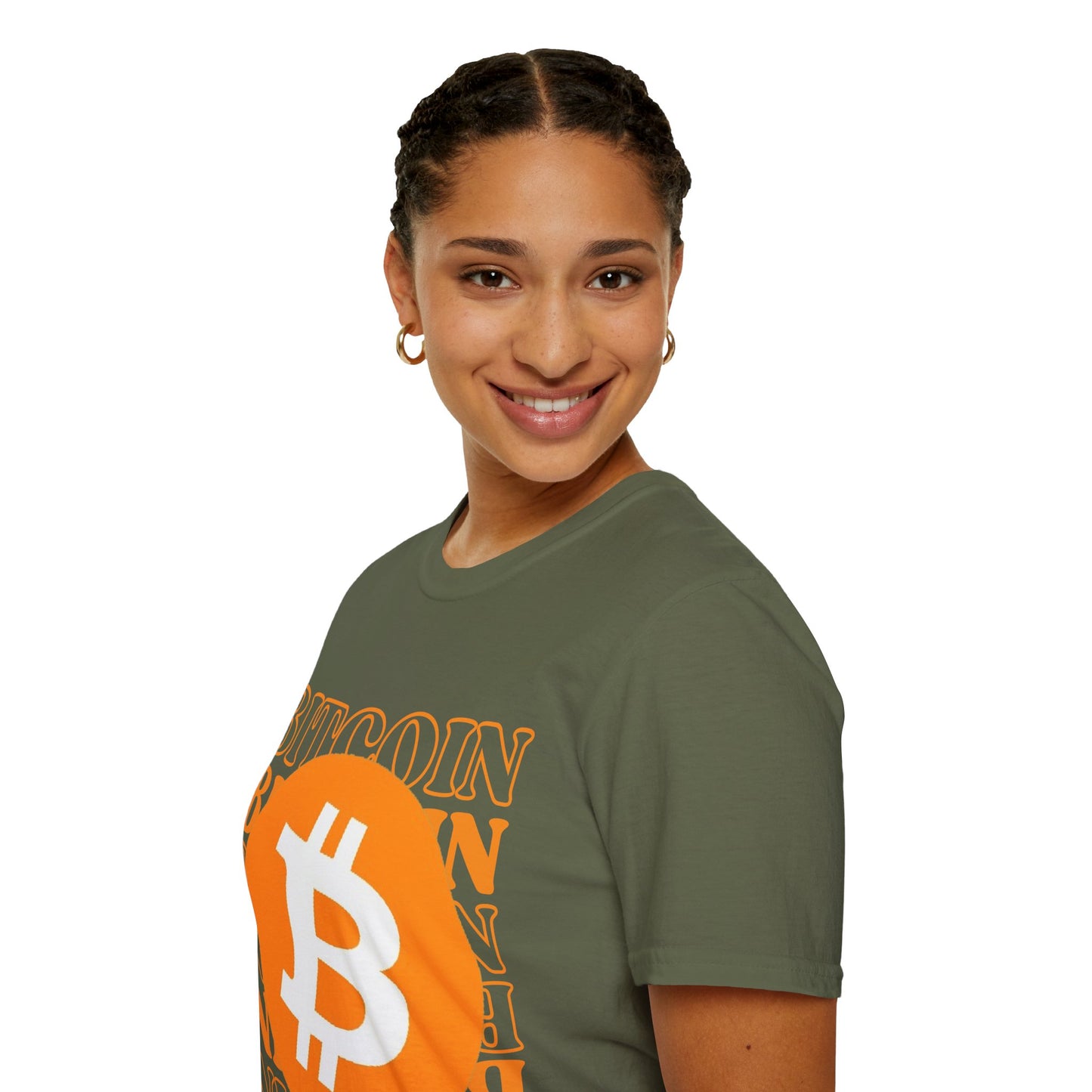 Bitcoin Bitcoin Bitcoin (BTC) Dark colors Unisex T-Shirt by cypherpunkgear.com