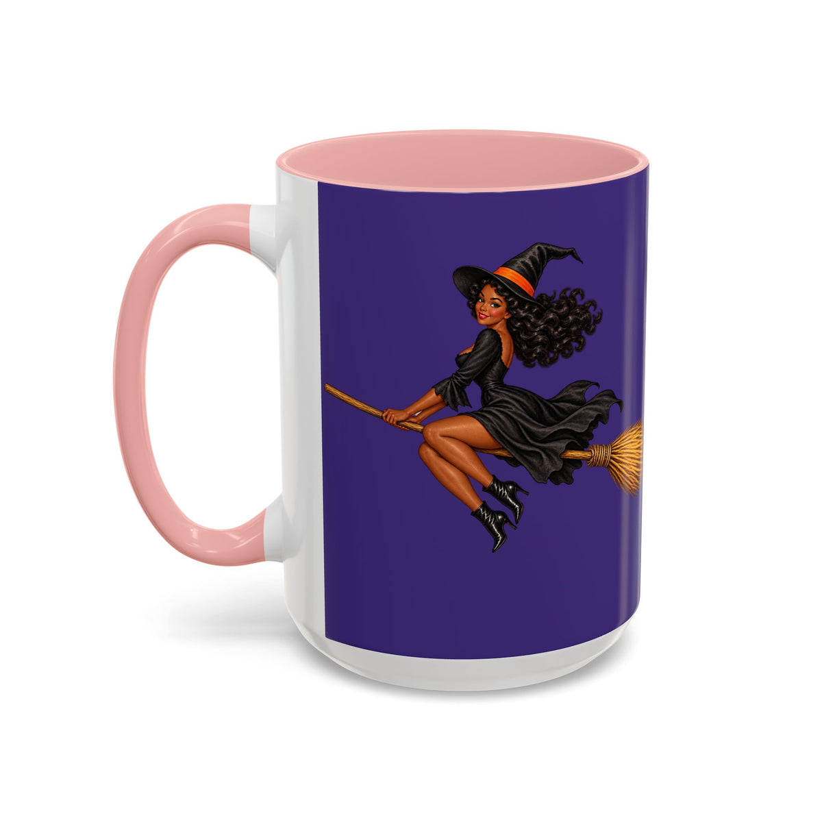 Velvet Vex Purple Accent Mug by CreepyCrafts.boo