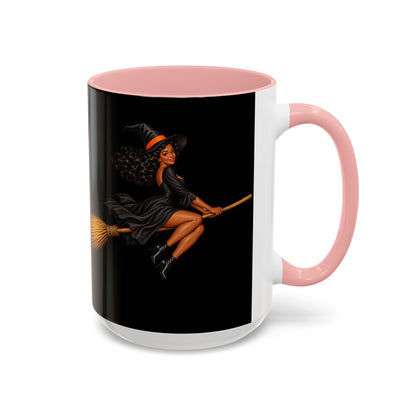 Velvet Vex Black Accent Mug by CreepyCrafts.boo