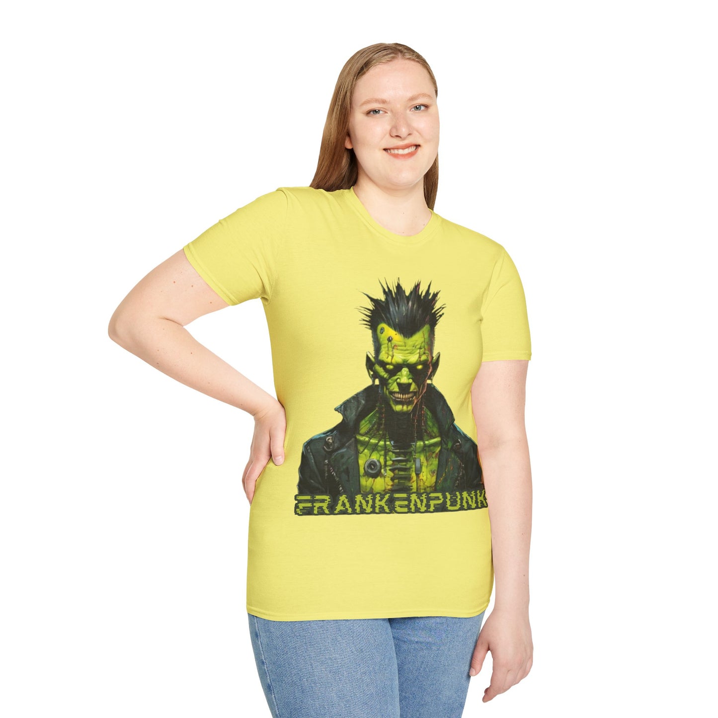Frankenpunk Light colors Unisex T-Shirt by CreepyCrafts.boo