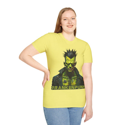 Frankenpunk Light colors Unisex T-Shirt by CreepyCrafts.boo