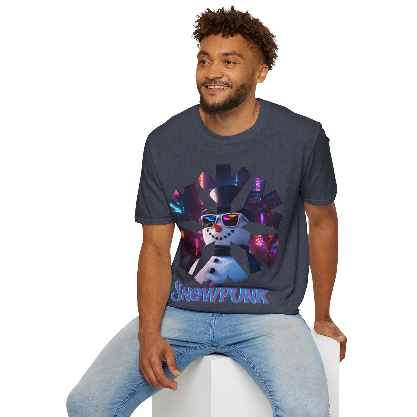 Snowpunk Dark colors Unisex T-Shirt by cypherpunkgear.com