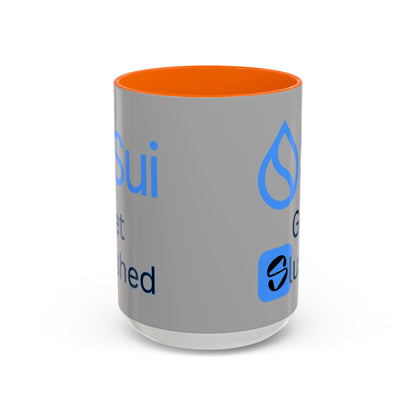 Sui: Get Slushed Grey Accent Mug by cypherpunkgear.com