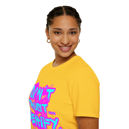 Don't Trust...Verify. Light colors Unisex T-Shirt by cypherpunkgear.com