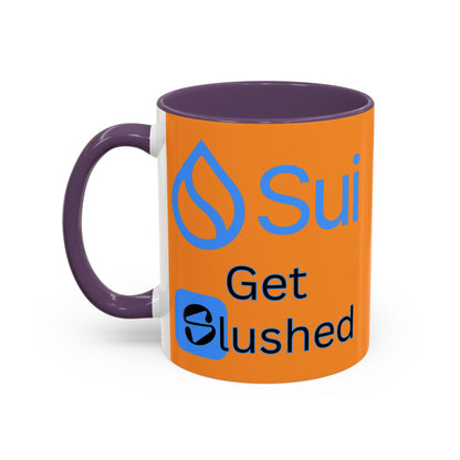 Sui: Get Slushed Orange Accent Mug by cypherpunkgear.com