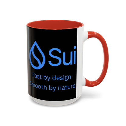 SUI Black Accent Mug by cypherpunkgear.com