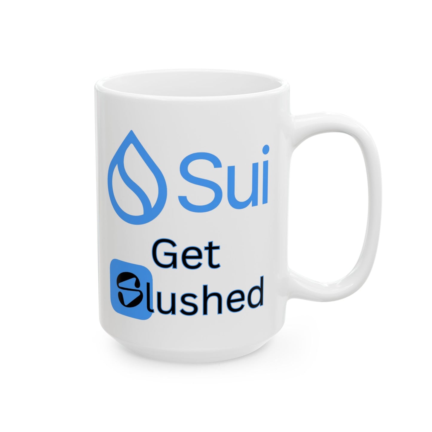 Sui: Get Slushed White Mug by cypherpunkgear.com