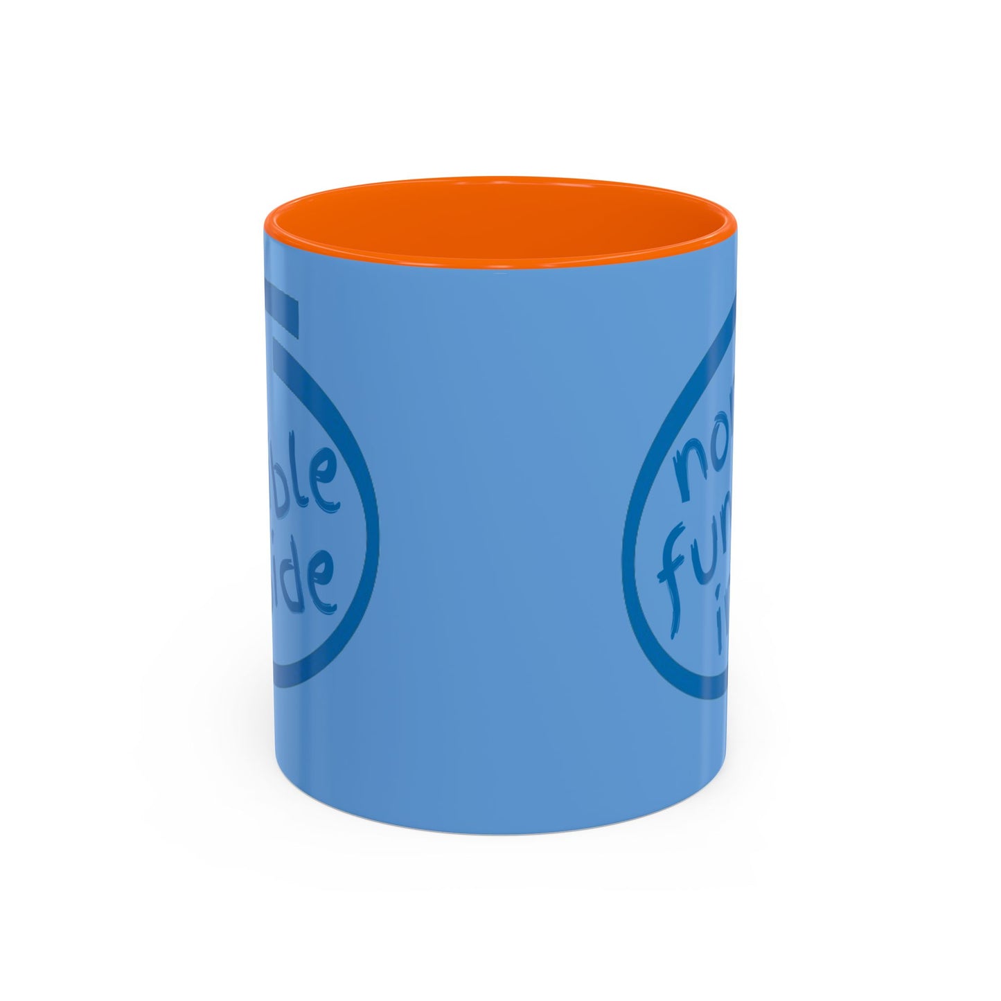 Non-Fungible Inside Light Blue Accent Mug by cypherpunkgear.com