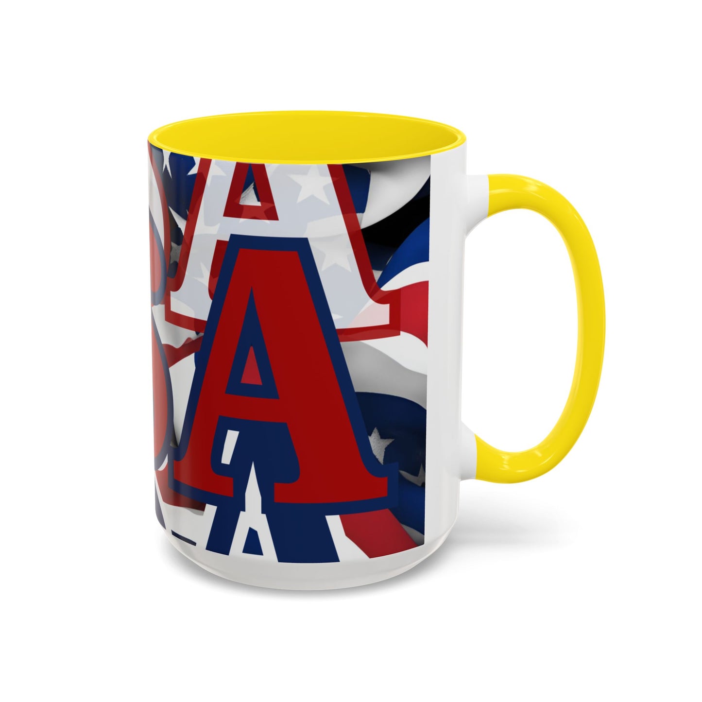 ¡EE.UU! ¡EE.UU! ¡EE.UU! ¡Patriota por cypherpunkgear! Taza de café decorativa (11, 15 oz)